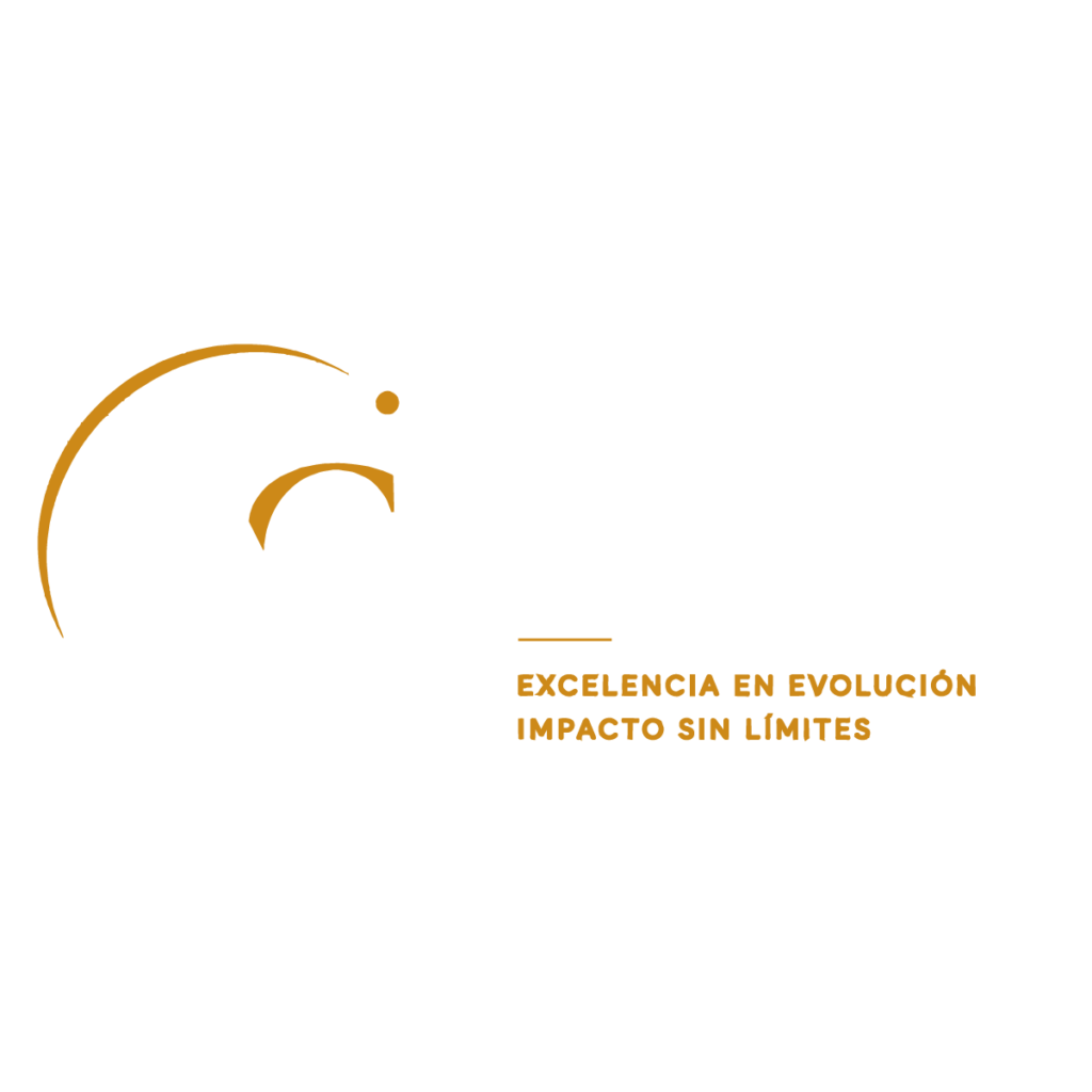 Logo 2026 asociacion internacional de coaching horizontal blanco dorado